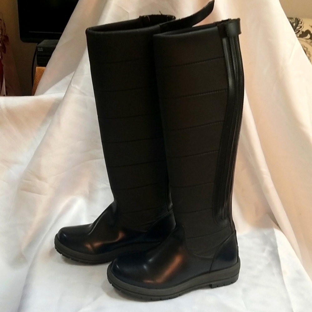 Horze women lightweight winter thermal tall  horse riding boots sz 38, 7.5 NWOT